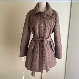 Michael Kors Quilted Women’s Coat with belt